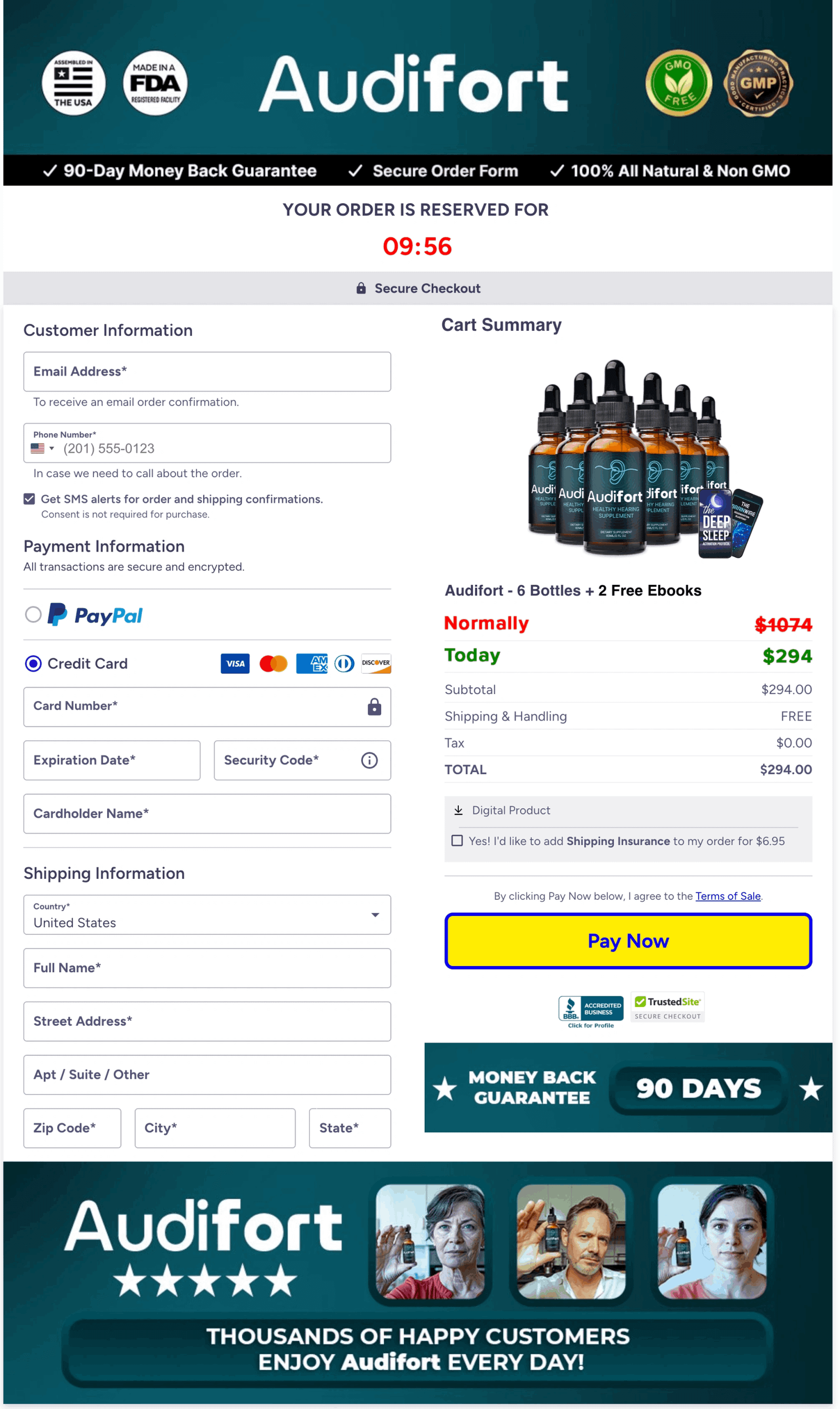 Audifort-order-page